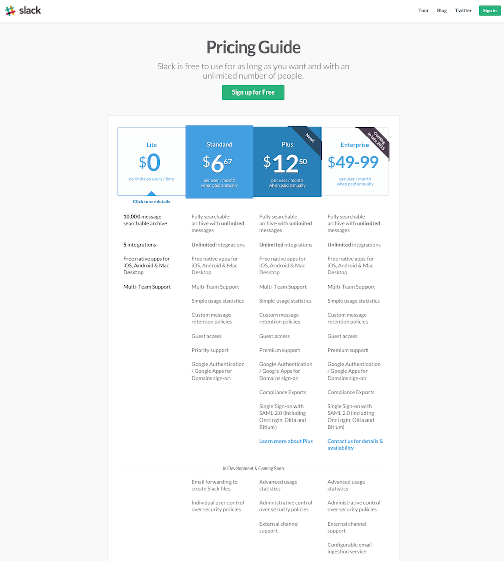 slack enterprise pricing